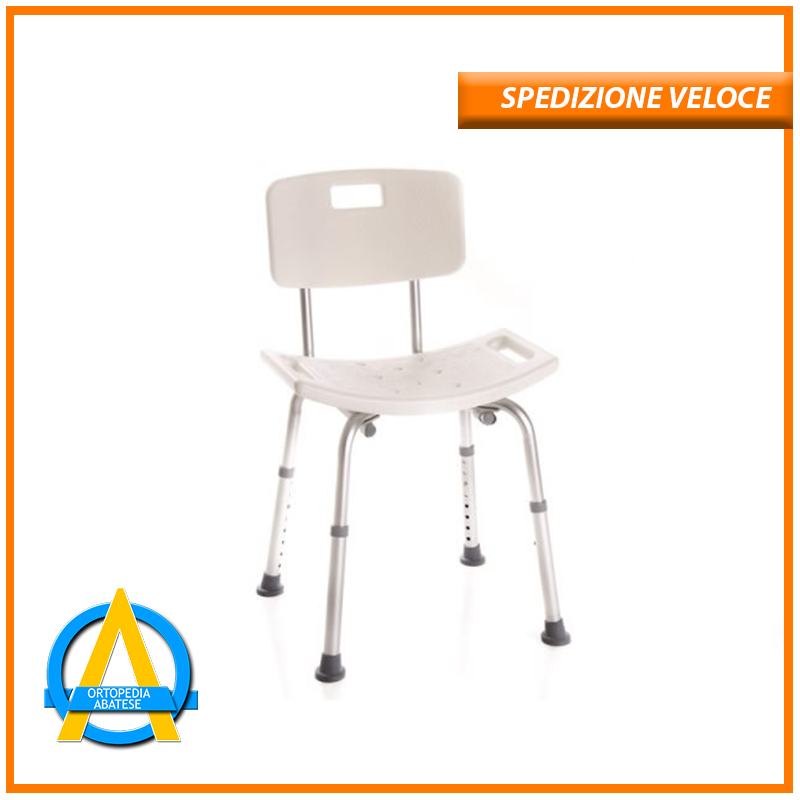 SEDILE PER DOCCIA CON SCHIENALE RS829